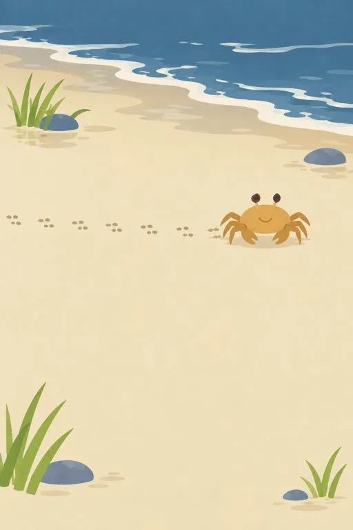 Illustration from page 2 of The Young Crab and His Mother: A Gentle Retelling
