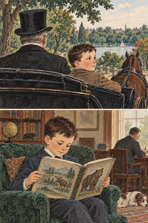 Illustration from page 4 of Theodore Roosevelt: A Life Outdoors