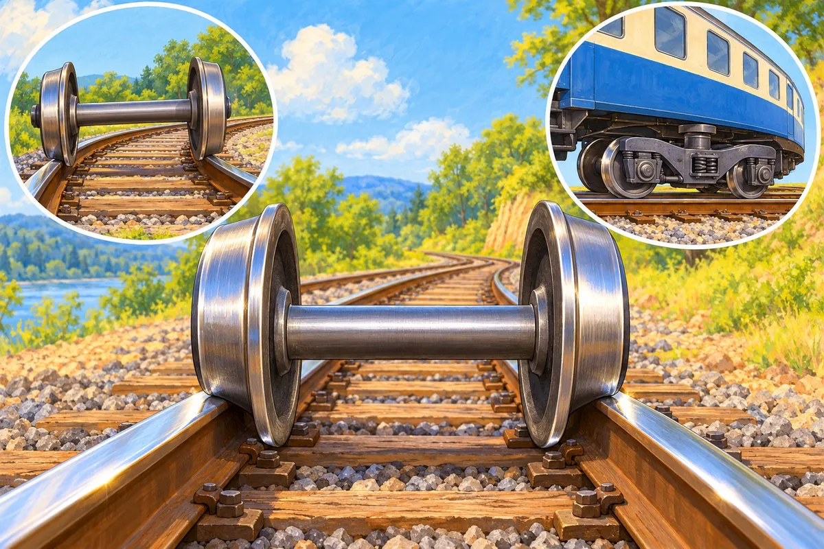 Illustration from page 4 of Trains on the Move