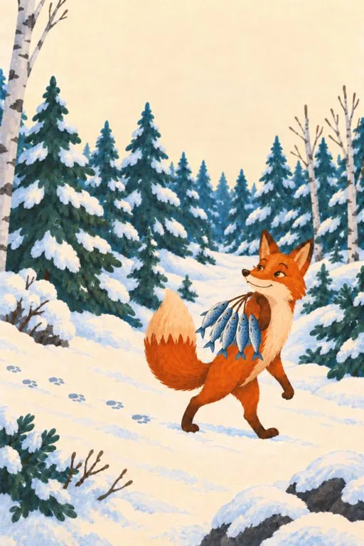 Illustration from page 2 of Why the Bear Is Stumpy-Tailed: A Gentle Retelling